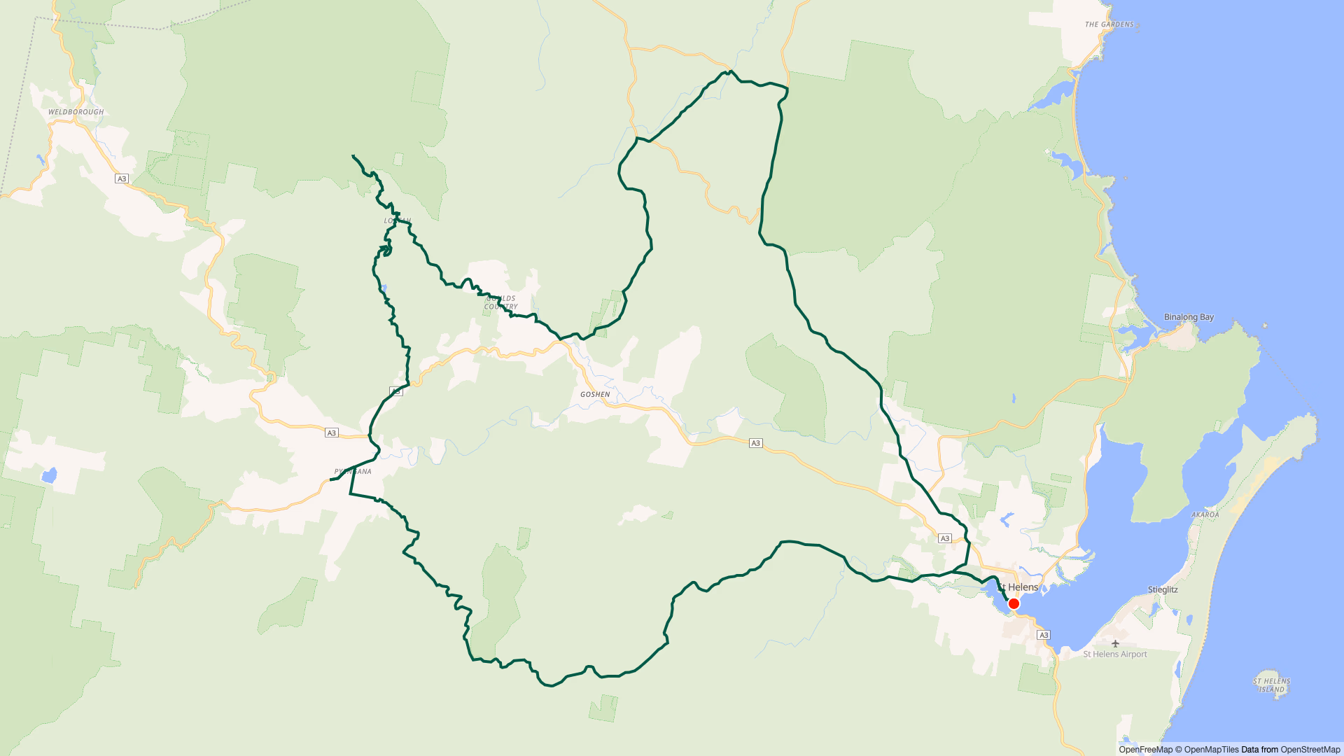 St Helens Gravel Into the Mountains